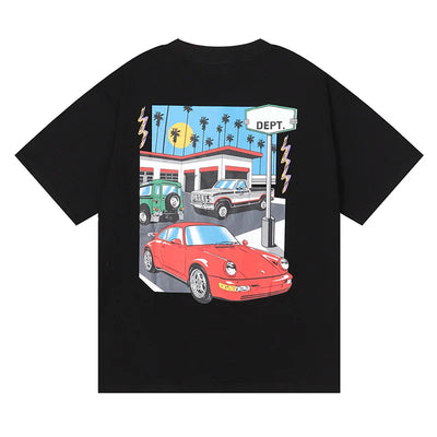 New Designer DEPT T-shirts For Men O-neck Cotton T Shirt Fashion Streetwear Cotton Tees Summer Women Casual Loose Print T-shirt