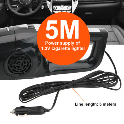Portable Car Vacuum Cleaner High Suction Dry and Wet Dual-use  Vacuum Powerful Mini Vacuum Cleaner Suitable for Car Interiors