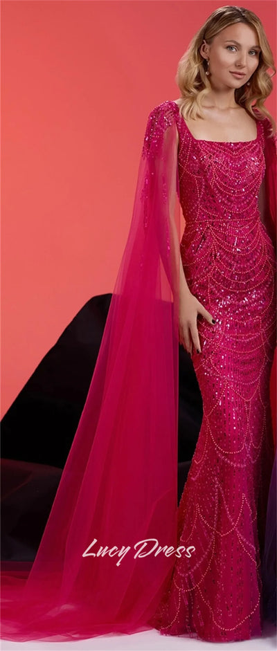 Lucy Customized Women's Dress Luxurious Evening Dresses 2025 Woman Happy Sharon Dresses for Special Occasions Mermaid Ball Gowns