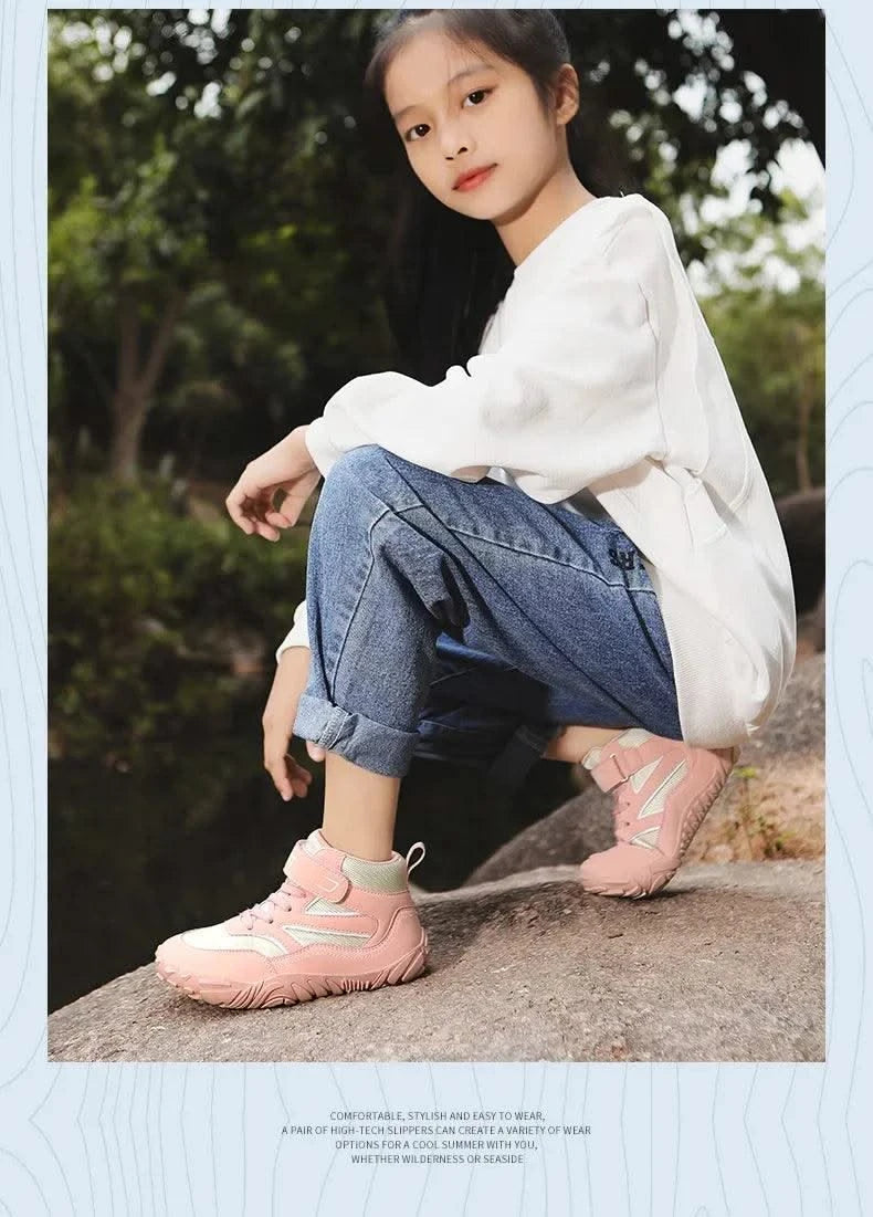 New Children Shoes Hiking Climbing Boys Fashion Sneakers Girls Sport Running Shoes Kids Breathable Casual Trainers Outdoor Shoes