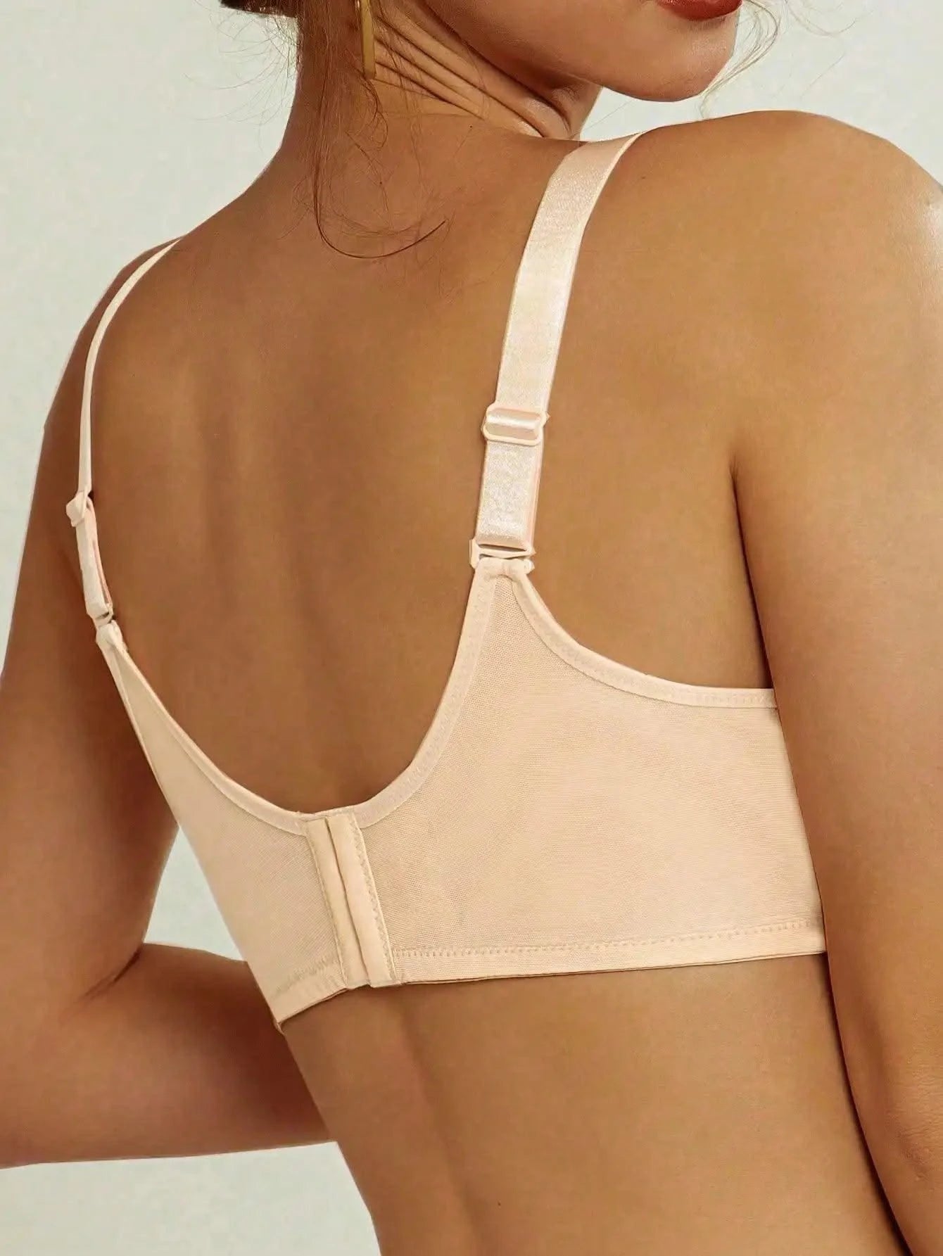 Sports bra for women thin design full cup shockproof anti sagging running seamless gathering no steel ring high-strength bra