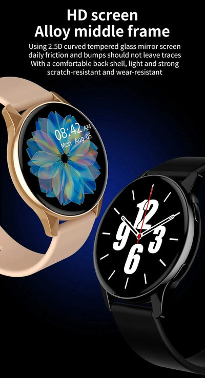 LIGE Women Bluetooth Call Smart Watch HeartRate Blood Pressure Monitoring Smartwatches Waterproof Men Smartwatch For Samsung IOS