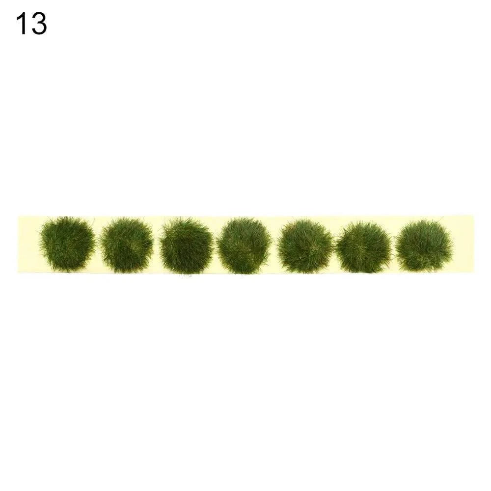 DIY Miniature Garden Decor Durable Static Scenery Model Landscape Wargame Grass Tufts Building Layout Sand Table Flower Cluster