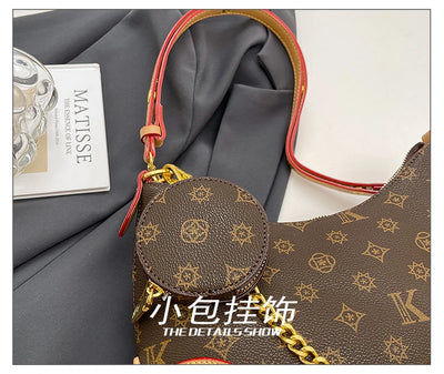 Famous Designer Elegant Handbags Leather For Women, Ladies Crossbody Shoulder Bag Classic Popular And Lightweight For Shopping
