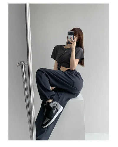 New Jogging Sweatpants Women Joggers Sports Pants Women  Fashion Korean Tracksuit Pants Pantalon Female