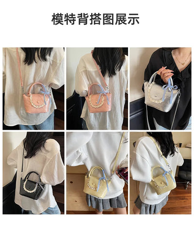 2025 New Designer Hand Carved Shoulder Bag Stylish Textured Crossbody Purse for Women Elegant Handheld Tote Fashionable