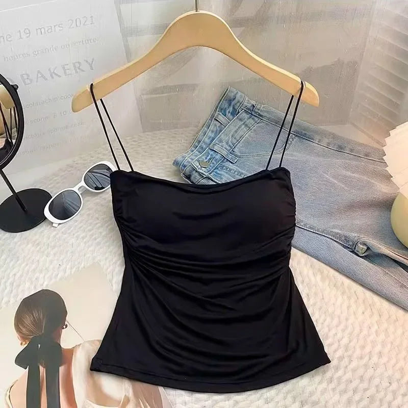 Sexy Woman Underwear Padded Top Sexy Strap Women's Tops Daring Lingerie Woman Hot Ultra Sexy Corset Top Female Sleeveless Shirt