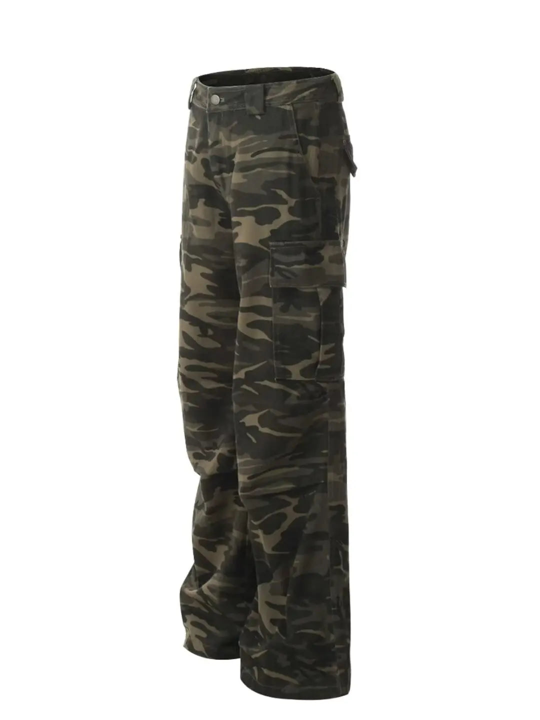 Simple Straight Trousers for Men Camouflage Pants New Casual Pants Man Lazy Comfortable New Literature and Art Trend