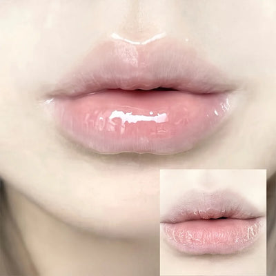 2pcs Lip Gloss and Lip Mask Set, Moisturizing Lips, Moisturizing Peach-flavored Makeup Set