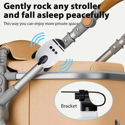 Baby Stroller Rocker accessories | Portable Automatic Infant Swing Sleep Soother with White Noise & Bluetooth