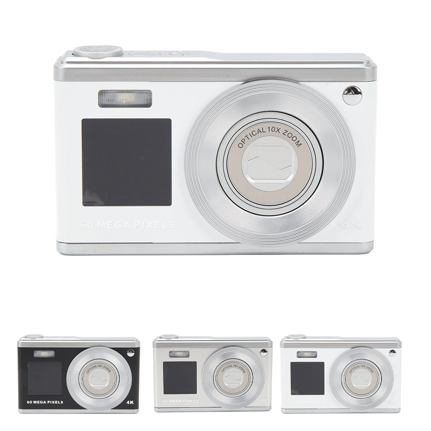 Digital Camera 2.88in IPS Screen Anti Shake 10X Optical Zoom 1000mAh Auto Focus Vlogging Camera Built in Fill Light