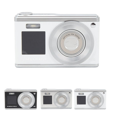 Digital Camera 2.88in IPS Screen Anti Shake 10X Optical Zoom 1000mAh Auto Focus Vlogging Camera Built in Fill Light