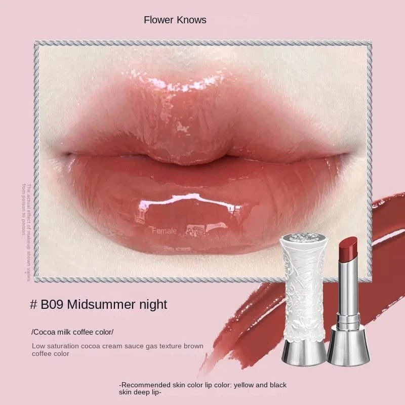 Flower Knows Moisturizing Long-lasting Lipstick Lip Gloss Nourishing  3.5g