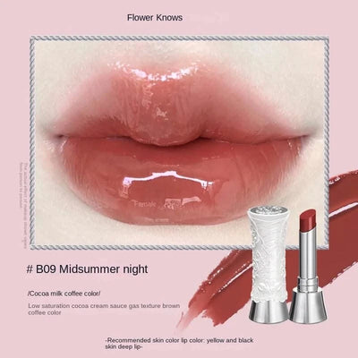 Flower Knows Moisturizing Long-lasting Lipstick Lip Gloss Nourishing  3.5g
