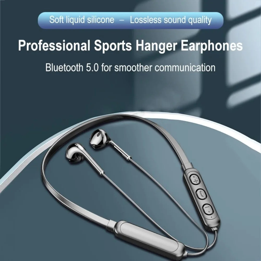 Neck-Hanging Type Neckband Sports Earphone Wireless Earphones With Mic Bluetooth Headset Bluetooth Headphone Bluetooth Earphone