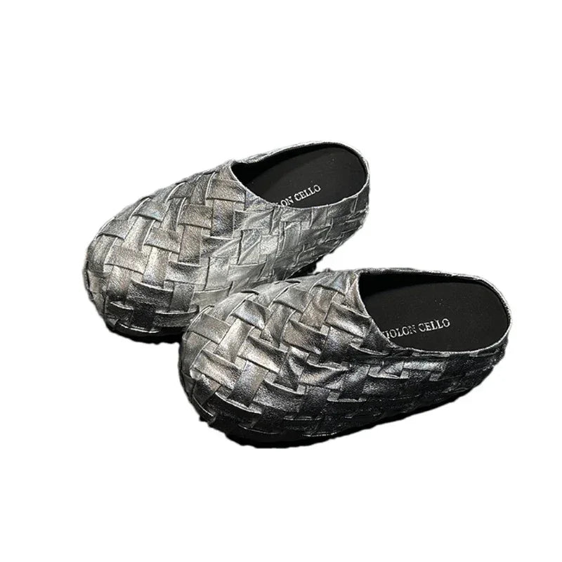 Women Mules Shoes Flats Platform Slippers Summer Sandals Designer Woman 2025 Trend Slingback Flip Flops Casual Sneakers Mujer