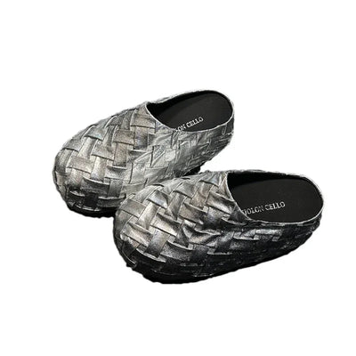 Women Mules Shoes Flats Platform Slippers Summer Sandals Designer Woman 2025 Trend Slingback Flip Flops Casual Sneakers Mujer