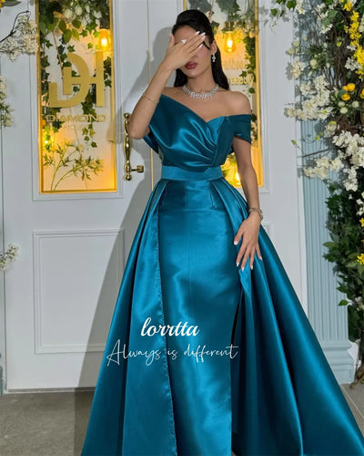 Lorrtta Grace Womens Dresses for Special Occasions Evening Dress Satin Fishtail Cut Luxury Dresses Women 2025 Robe Customized