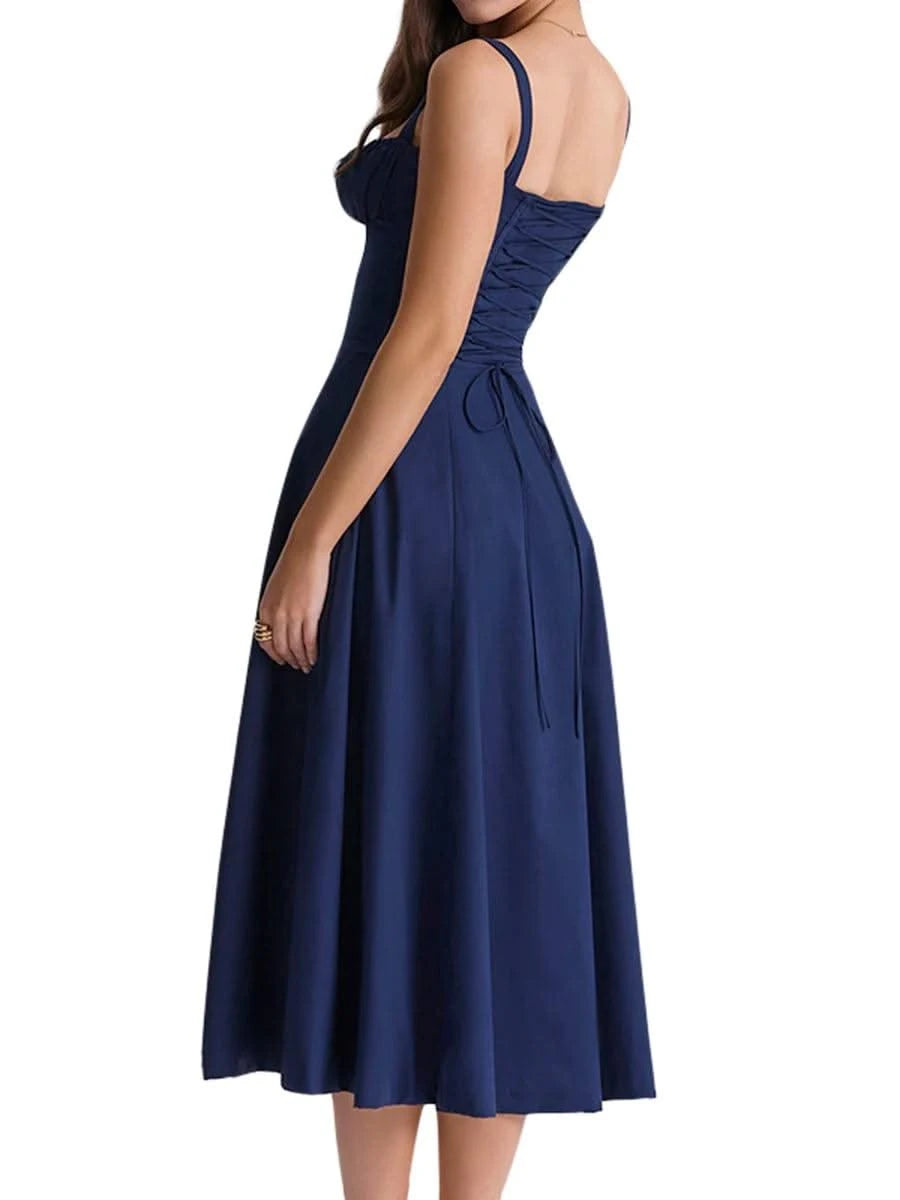 Elegant Summer Dresses for Women Sleeveless Bandage Party A-line Dress for Evening Party Beach Vestidos