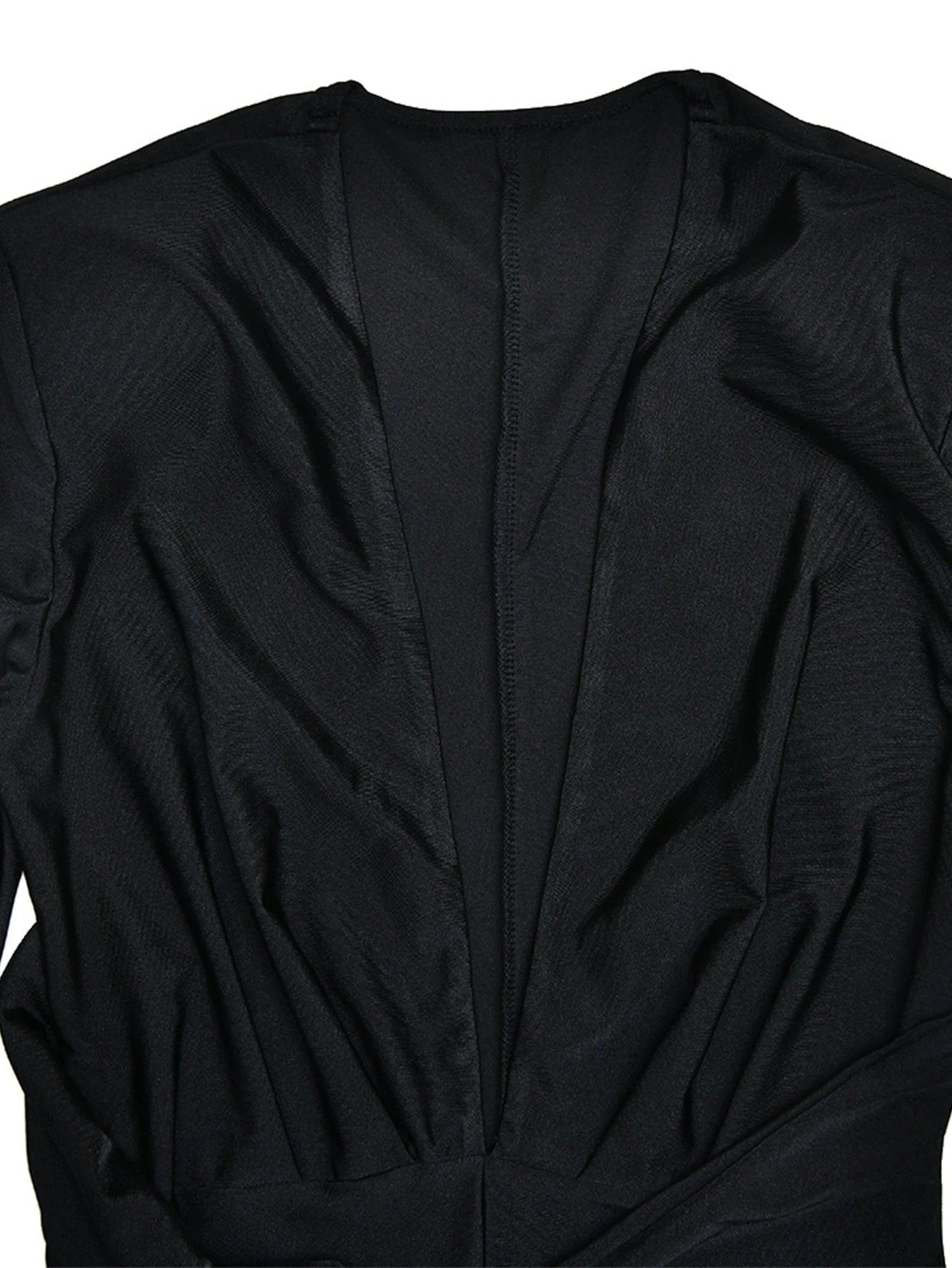 Sexy black satin bodycon jumpsuit women pants summer one pieces romper jumpsuit woman elegant long sleeve jumpsuits club outfits