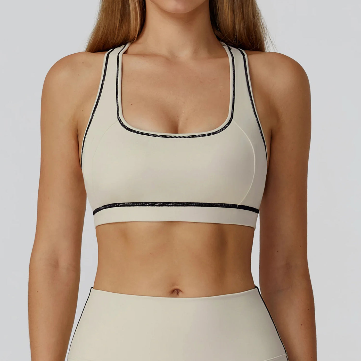 Yoga Bra Women Breathable Sports Bra Anti-Sweat Fitness Shockproof Crop Top Push Up Gym High Strength Workout Underwear