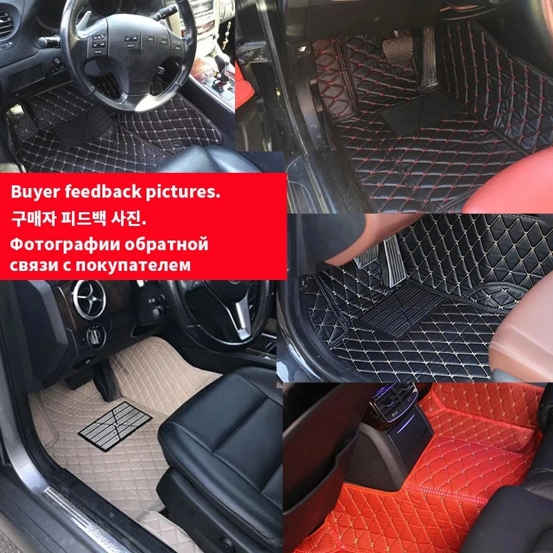 Car Mats For SEAT Alhambra MK2 7N VW VW Sharan 2011~2020 Pad Carpets Set Leather Mat Auto Floor Rugs Car Accessories