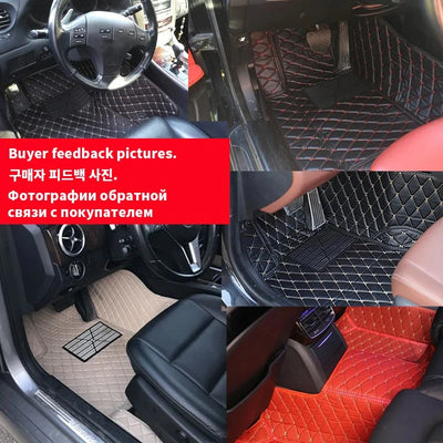 Car Mats For SEAT Alhambra MK2 7N VW VW Sharan 2011~2020 Pad Carpets Set Leather Mat Auto Floor Rugs Car Accessories