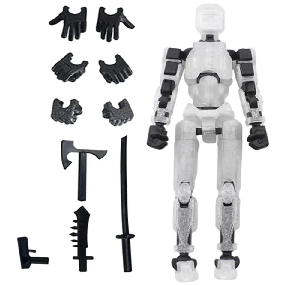 Multi-Jointed Movable Shapeshift Robot 3.0 3D Printed Mannequin Dummy 13 Action Figures Toys Kids Adults Parent-children Games