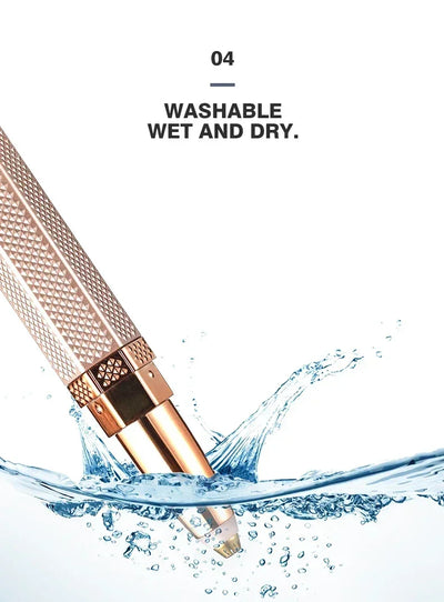 4 In1 Electric Full Body Epilator Facial Shaver for Women Painless Eyebrow Nose Leg Armpit Hair Epilator Bikini Trimmer Portable