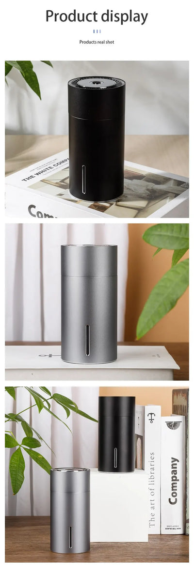 Humidifier Diffuser For Car Small 260ml Air Humidification Led Light Aromatherapy Machine Home Bedroom Big Spray