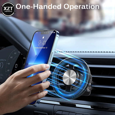 Universal For MagSafe Car Mount New Magnetic Phone Holder Stand Air Vent Mobile Phone Clip GPS Bracket For iPhone 14/13/12ProMax