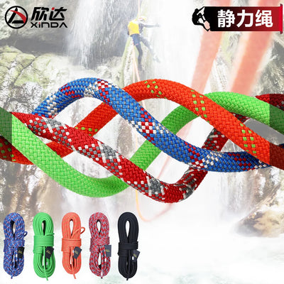 Φ:9mm-14mm,Static Ropes For Outdoor Climbing, High-Altitude Operation, Rapid Descent, Safety Rope, Various Specifications,P738