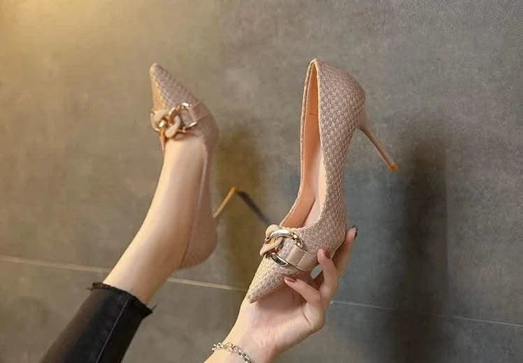 Non Slip Casual Ladies High Heeled Pump Shoes | Elegant Hot Trendy Women's Shoes