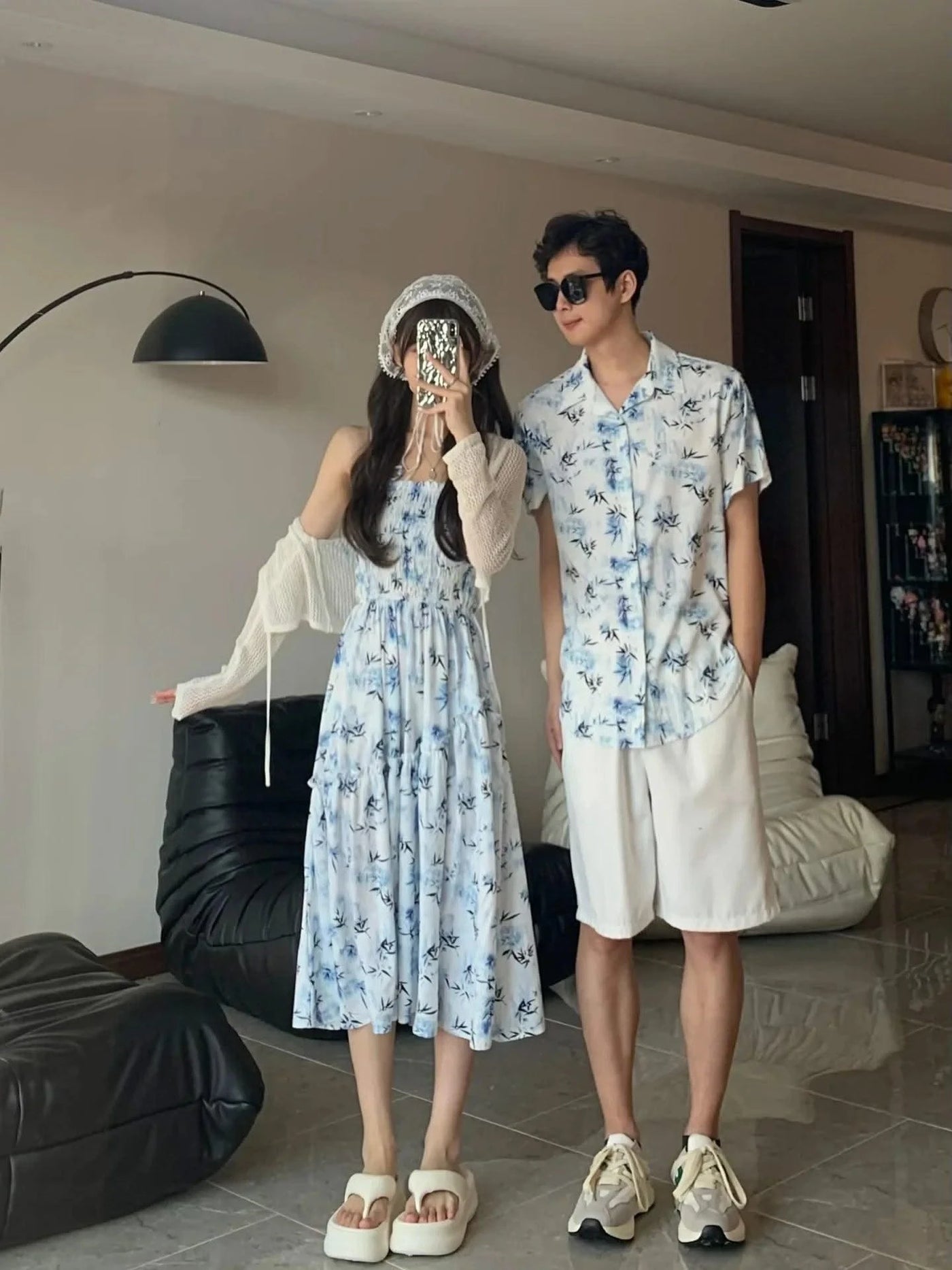 Resort Couple Look Parents and Children Summer Clothes Family Matching Holiday Clothing Mom Daughter Beach Dress Dad Son Shirts