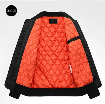 bomber jacket Bomber Jackets Men Casual Solid Zipper Pilot Jacket Green New Slim Fit Male Coats Mens Military New pilot Air men