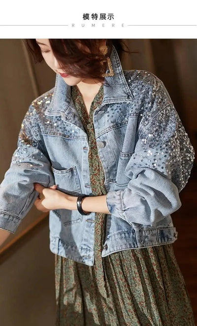 Denim Jacket For Women's Jackets For Women Denim Coats Women's Denim Jacket Jean Jacket For Womens Women Coat New In Outerwears