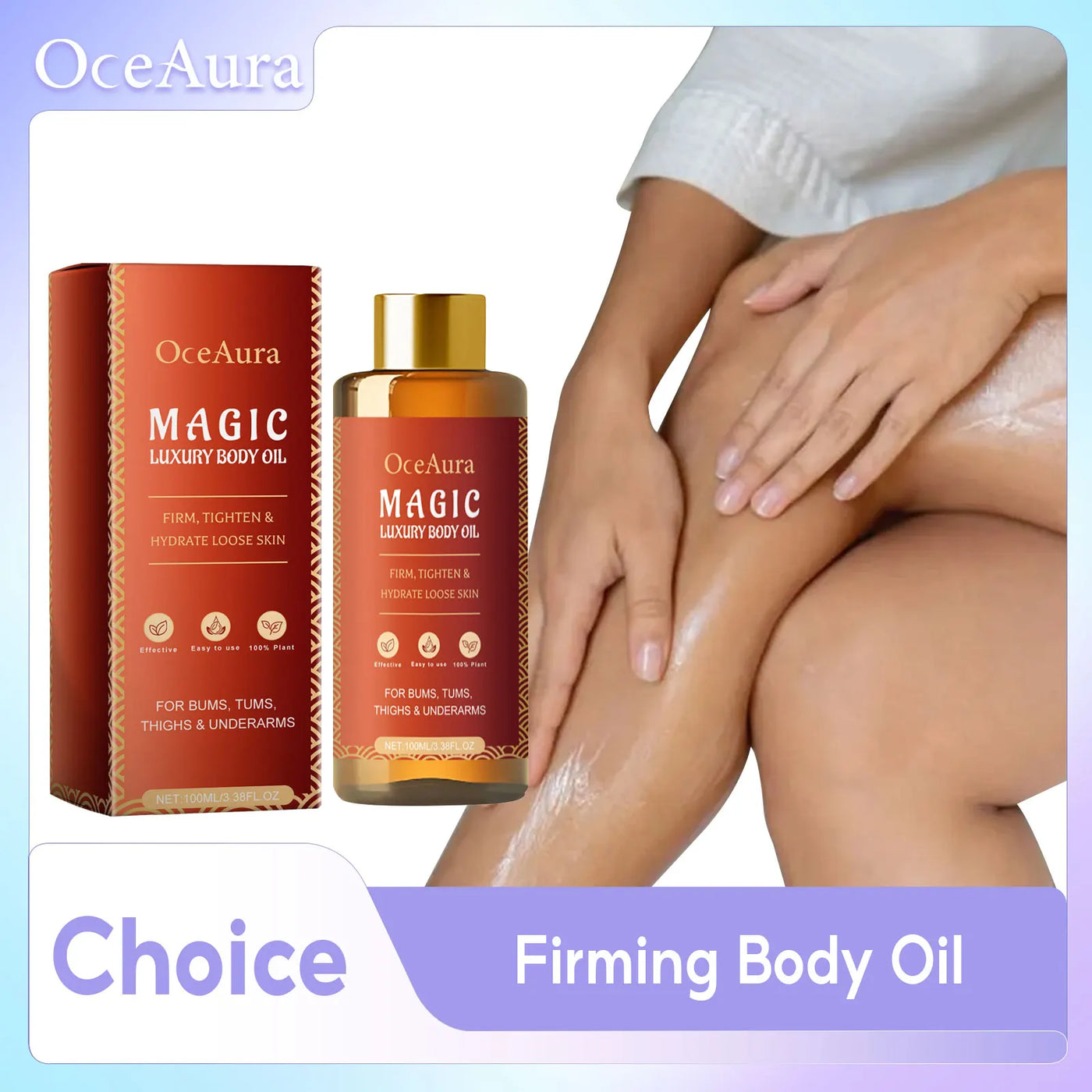 Body Firming Oil Sooth Dry Rough Repair Damaged Skin Hydrating Lighten Fine Line Shrink Pores Skin Care Serum Muscle Massage Oil