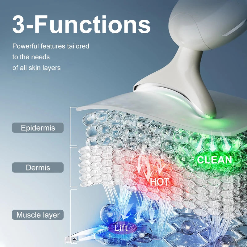 VLVEE Neck Beauty Device EMS Face Massager Facial Neck Lifiting 3 Colors Light Skin Tighten Reduce Double Chin Skin Care Tools