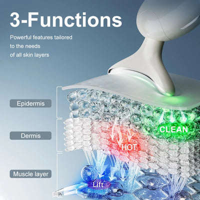 VLVEE Neck Beauty Device EMS Face Massager Facial Neck Lifiting 3 Colors Light Skin Tighten Reduce Double Chin Skin Care Tools