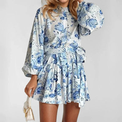 Elegant Women's Midi Dresses 2025 Autumn Long Sleeve Dress Vestidos De Mujer Винтажное Платье Abito Donna 2024 Damen Kleidung