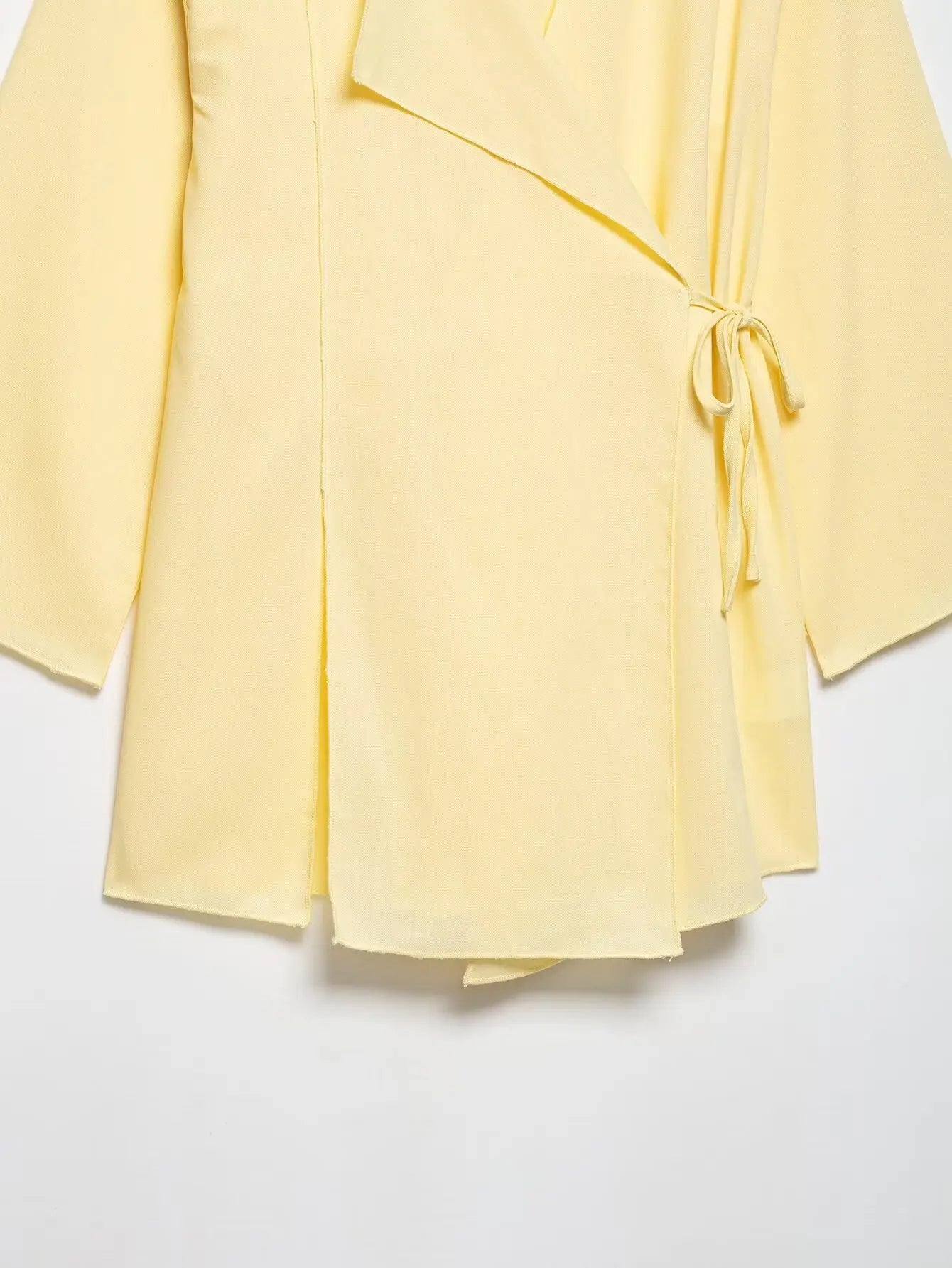 2025 Woman Fashion Linen Kimono Cross Coat Fashionable Women's Linen Blouse Shirt Women Brand Clothing