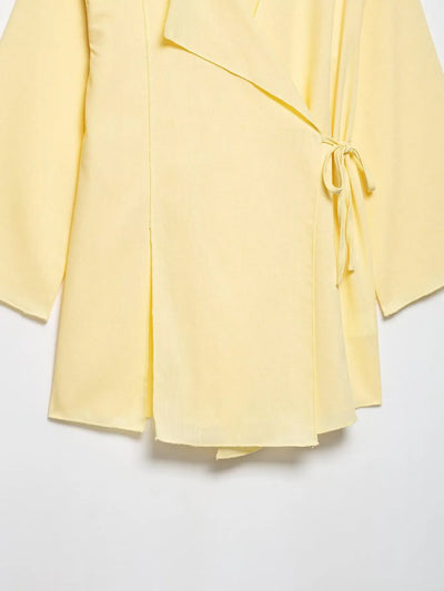 2025 Woman Fashion Linen Kimono Cross Coat Fashionable Women's Linen Blouse Shirt Women Brand Clothing