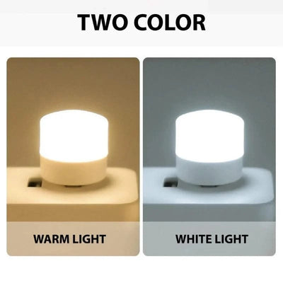 Mini USB Night Light Warm White Eye Protection Book Reading Light Computer Mobile Power Charging USB Plug LED Night Lamp 2025