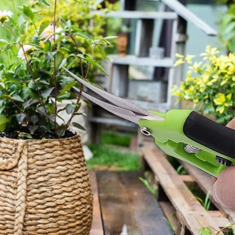1 Set, Garden Scissors, Garden Pruning Shears, Non-slip Labor-saving Flower Branch Branch Shears, Fruit And Vegetable Shears, Fr - Elanique