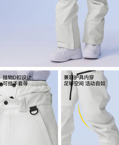 COPOZZ Winter Ski Pants Unisex Women Outdoor High Quality Windproof Waterproof Warm Snow Trousers Winter Ski Snowboarding Pants