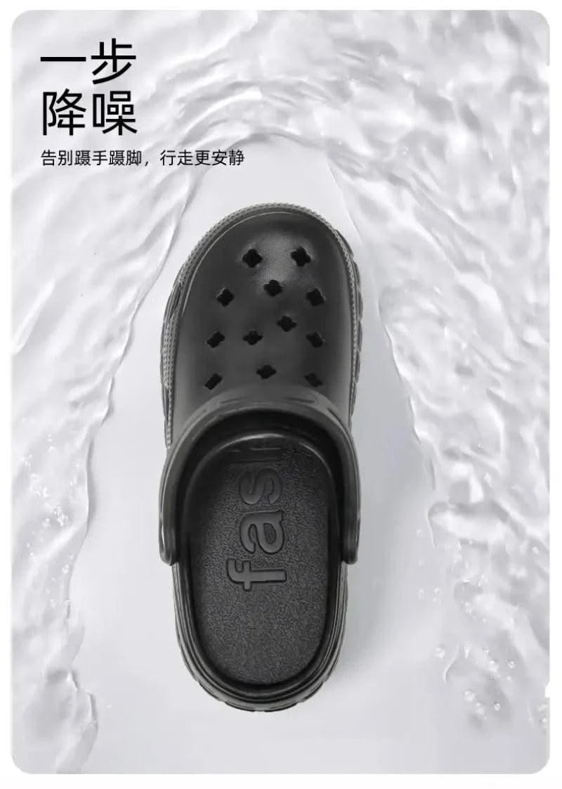 Women's Clogs Summer Slippers Platform Clog Sandals Outdoor Indoor Slippers Women Heeled Slippers High Quality Shoes Slides