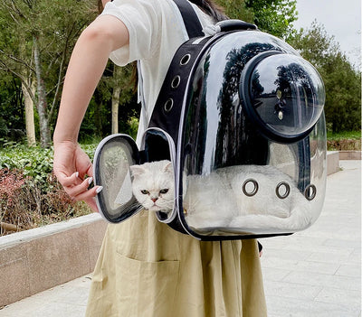 Cat Carrier, Pet Carrier, Breathable Pet Backpack for Cats and Dogs, Cat Carrier for Carrying Cats Outdoors