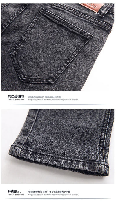 2024 New Men Stretch Skinny Jeans Male Designer Brand Super Elastic Straight Trousers Jeans Slim Fit Fashion Jeans , Sky blue