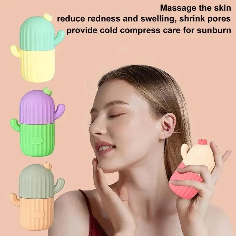 Silicone Ice Cube Trays Beauty Lifting Ice Ball Face Massager Contouring Eye Roller Facial Treatment Reduce Acne Skin Care Tool
