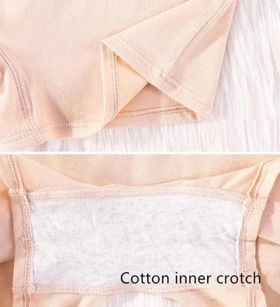 Ladies' Boxer Briefs Women's High Waist Large Size Quarter Underwear Female Cozy Cotton Antibacterial Legging Flat Legged Shorts